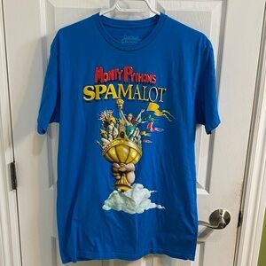 Monty Python and the Holy Grail SPAMALOT Broadway Musical T-Shirt Mens Large Fan